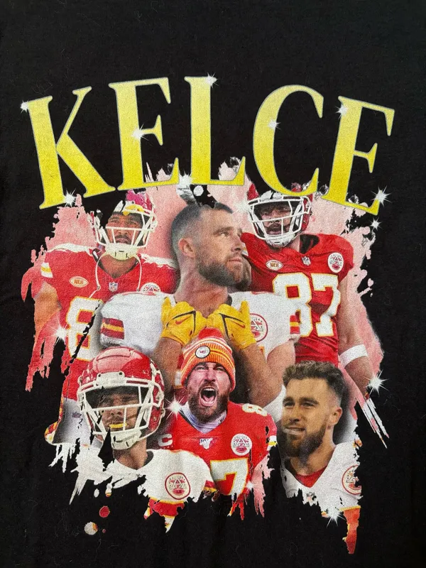 Kansas City Chiefs Travis Kelce Tshirt - Image 2