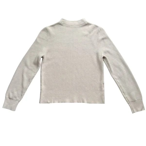 Lululemon Cotton-Blend Mock-Neck Sweater Heathered Bone Small Women’s W3HBGS - Image 6