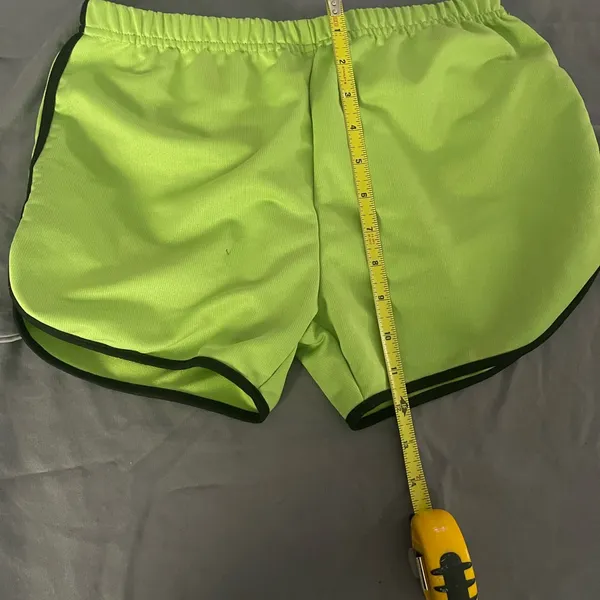 Neon Green Athletic Shorts - Image 2