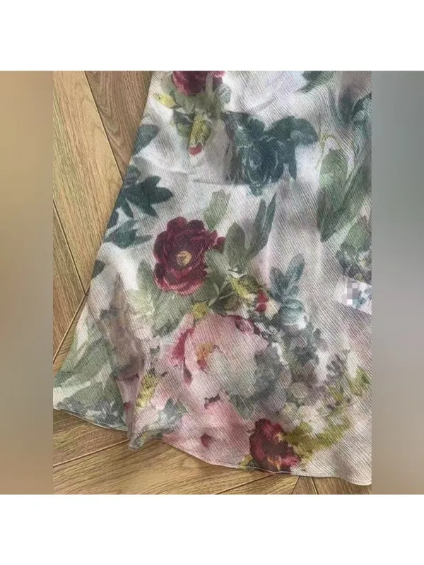 Realisation Par THE INKA in Ethereal Floral Long Sleeve Dress, M - Image 13