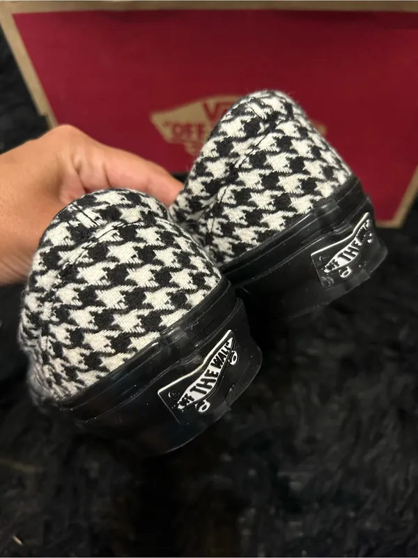 VANS LX Classic slip on 98 black & white shoes sneakers women’s 7 new - Image 5