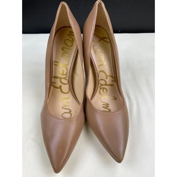 Sam Edelman Women's Tan Leather Pointed toe Shoes/ Heels 4.25" Size 10 SKU 4833 - Image 2