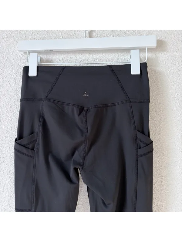 Prana Electa Leggings II Black Size Small Neutral Athleisure Yoga Run Outdoor - Image 4