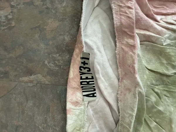 Audrey 3+1 Pastel tie dye midi skirt - Image 4