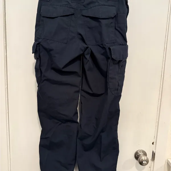 Tru-Spec navy blue cargo pants size 2, inseam 27” - Image 2