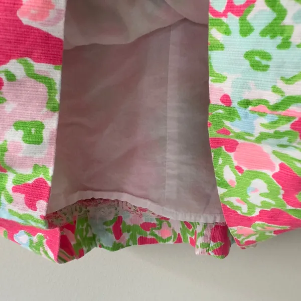 Lilly Pulitzer Cathy Shift Dress Flamingo Pink Southern Charm 0 Lace 100% Cotton - Image 6