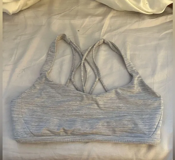 Lululemon Free To Be Zen Bra - Heathered Gray - Image 6