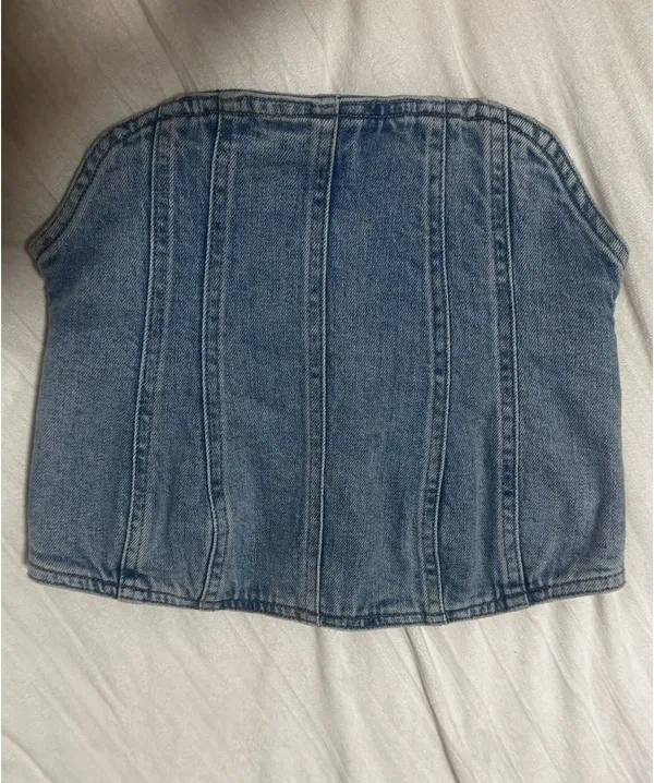 Aritzia Denim Forum Bustier - Image 2