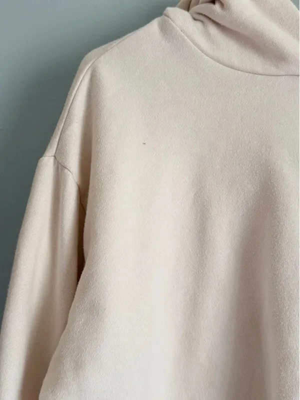 A New Day Cream Pullover Hoodie Size Small - Image 2
