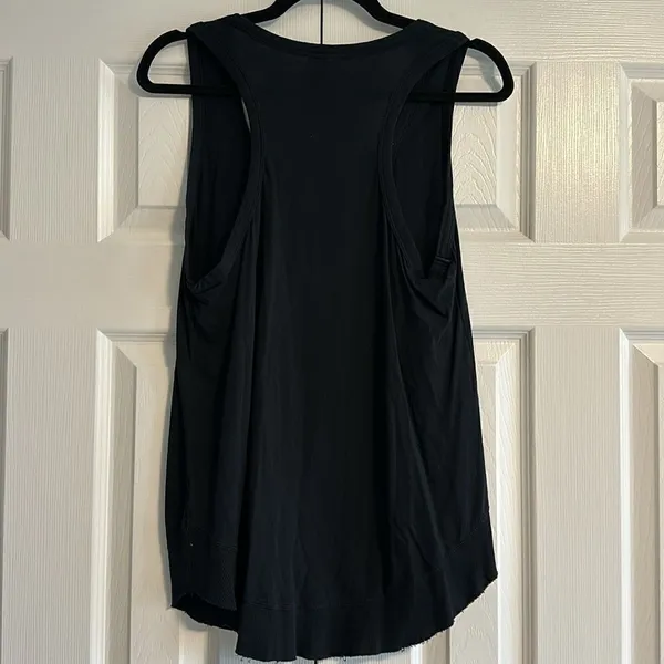 Bobi Women’s Black Basic Racerback Tank Top, Size L - Image 5