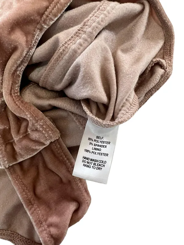 Lulu’s Luxurious Life Blush Pink Velvet Strapless Bodysuit - Image 10