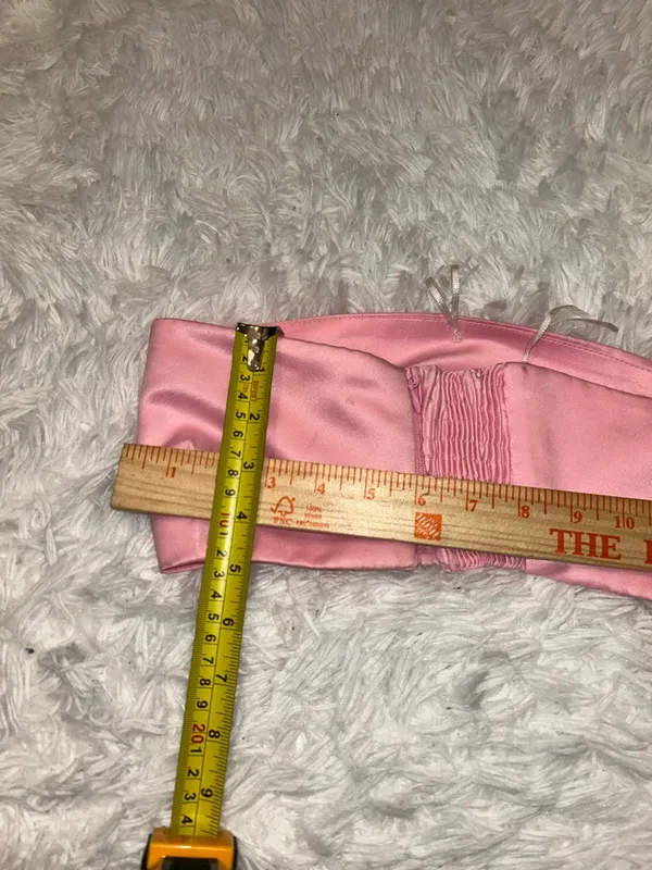 Zara NWT Cropped Bandeau Top Pink Size XS Limited Edition Bloggers Fav - Image 7