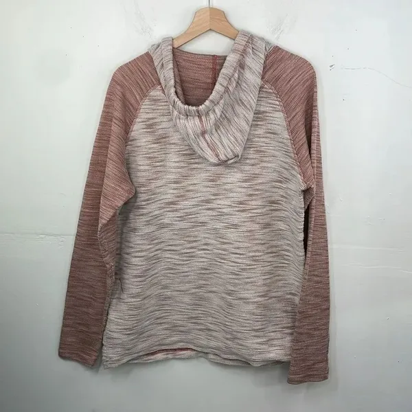 FREE PLANET Knit Hooded Sweatshirt Hoodie Large - Image 8