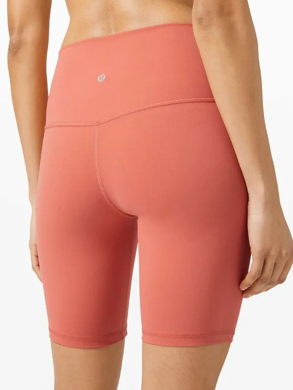 Lululemon Align Short 8" Athletic Bike Short Rusted Coral Size 6 - Image 2