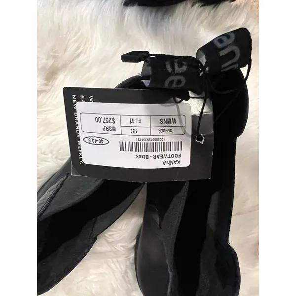 Kanna Footwear Chelsea Boots Black Leather Women's US 10.5 EU 41 NWT MSRP $257 - Image 4