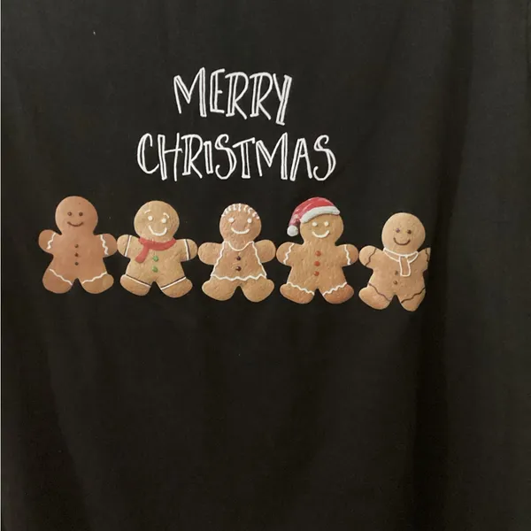 Women’s “plus” Christmas Pajamas - Black and Brown - Image 2
