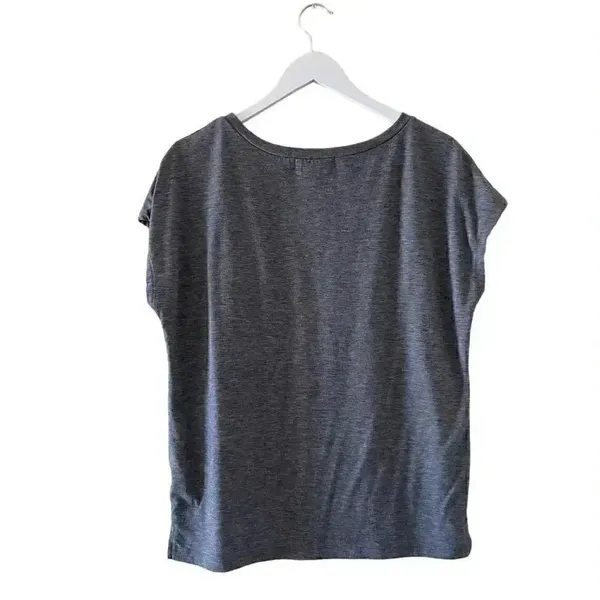 Mirol Charcoal Gray Short Sleeves Minimalist T-Shirt SZ M #1232 - Image 6