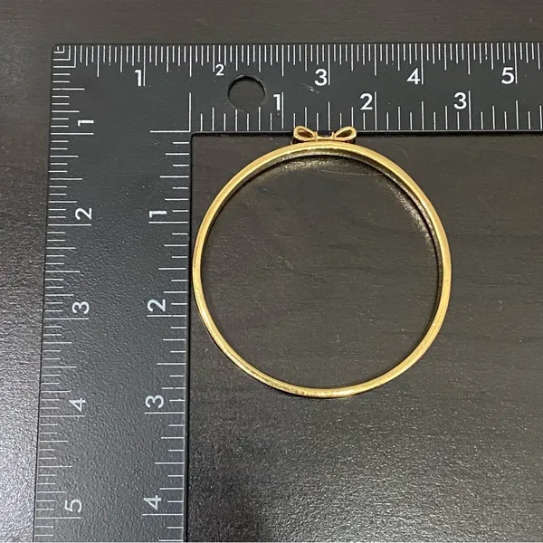 KATE SPADE Black Take A Bow Enamel Layering Stackable Bangle Bracelet - Image 10