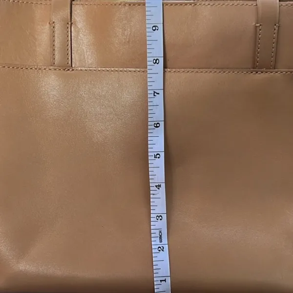 Madewell Elegant Tan Leather‎ Tote Bag - Image 4