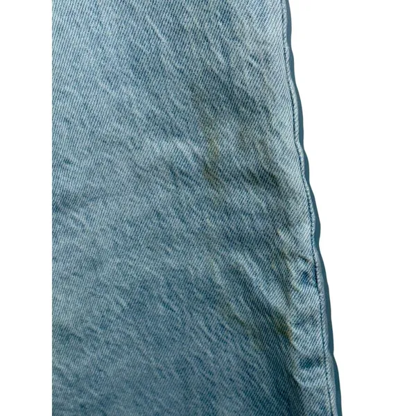 Abercrombie & Fitch Curve Love Loose High Rise Wide Leg Straight Jeans Size 28 6 - Image 7