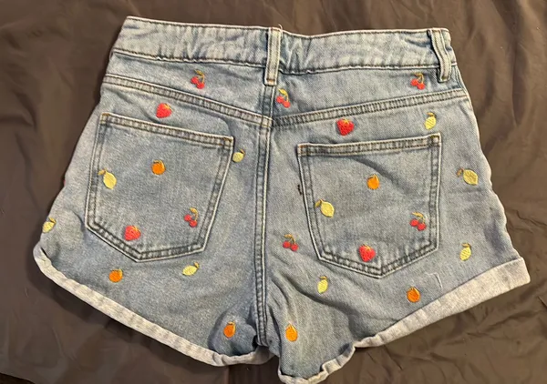 PacSun Eco Fruit Embroidered Mom Shorts - Image 7