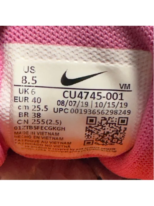 Women's Nike Air Max 200 Sneakers Have A Nike Day CU4745-001 White Pink Size 8.5 - Image 5