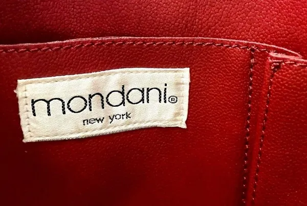 Vintage Mondani New York Red Purse - Image 8