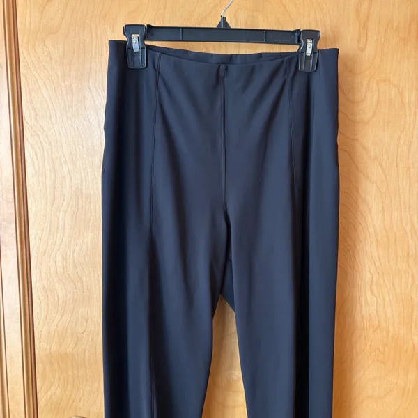Lululemon City Sleek 5 Pocket 7/8 Pant Women 10 Black High Rise Seam Detail - Image 2