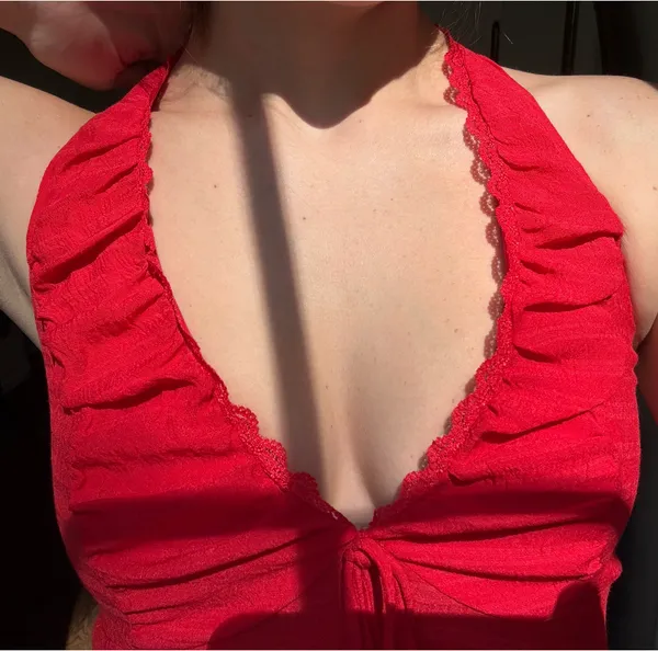 PacSun Halter Red Top - Image 2