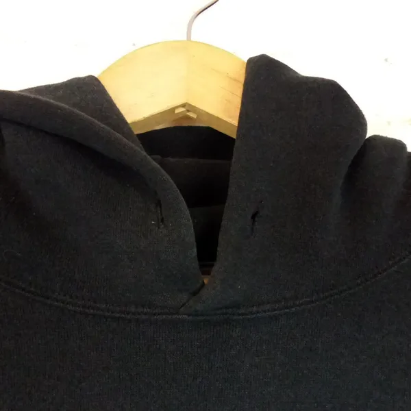 Vintage 90s UCLA Hoodie Womens S Black Big Logo Made USA Gold Standard Bruins - Image 6