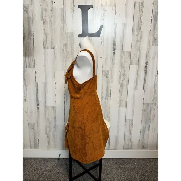 Brown dress size large Brown - Image 6