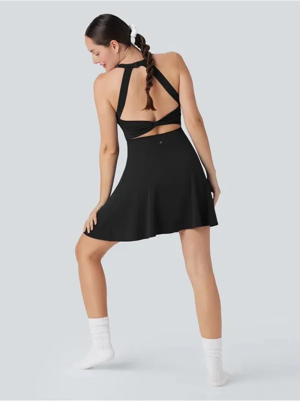 Halara Flare Low Support Dance Active Dress-Longer Length-Easy Peezy Edition - Image 2