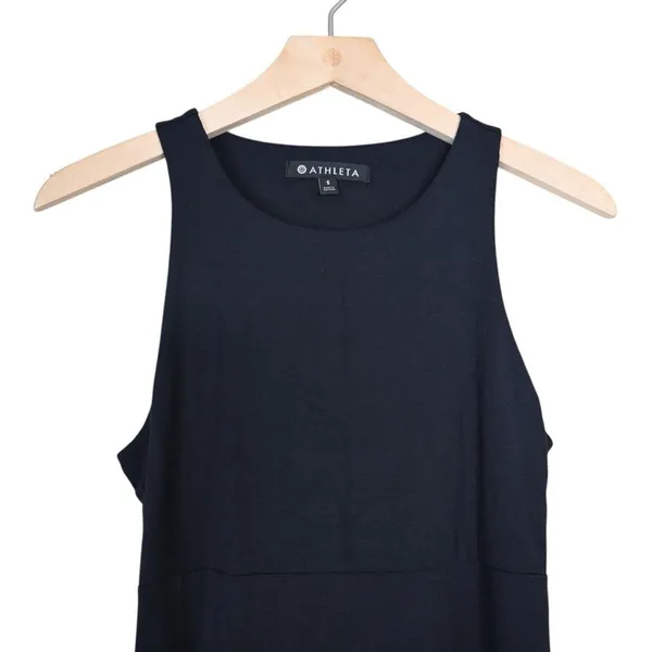 Athleta Womens S Black Santorini High Neck Dress - Image 3