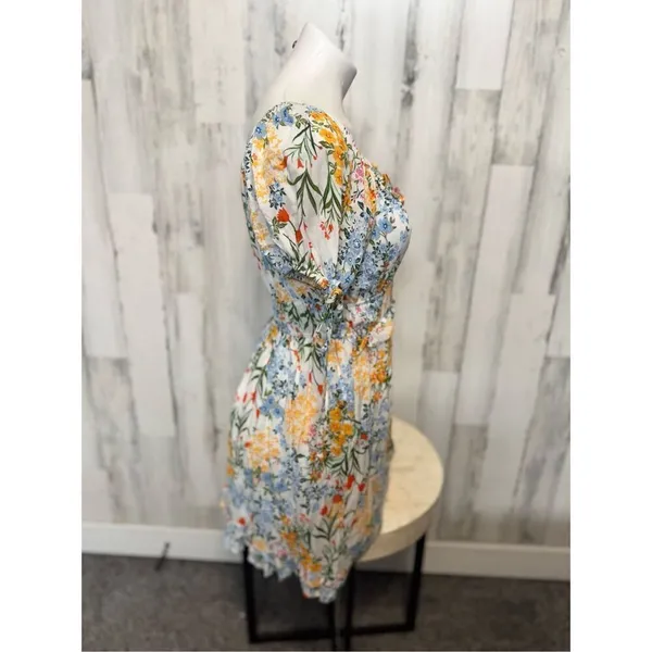 Floral dress Yellow Size M - Image 6