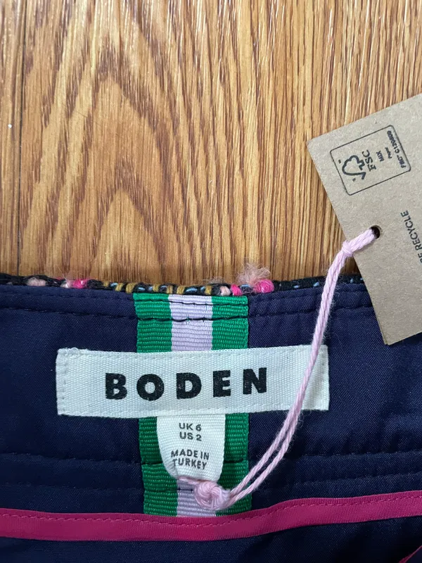 Boden Estella Check Skirt - Image 8
