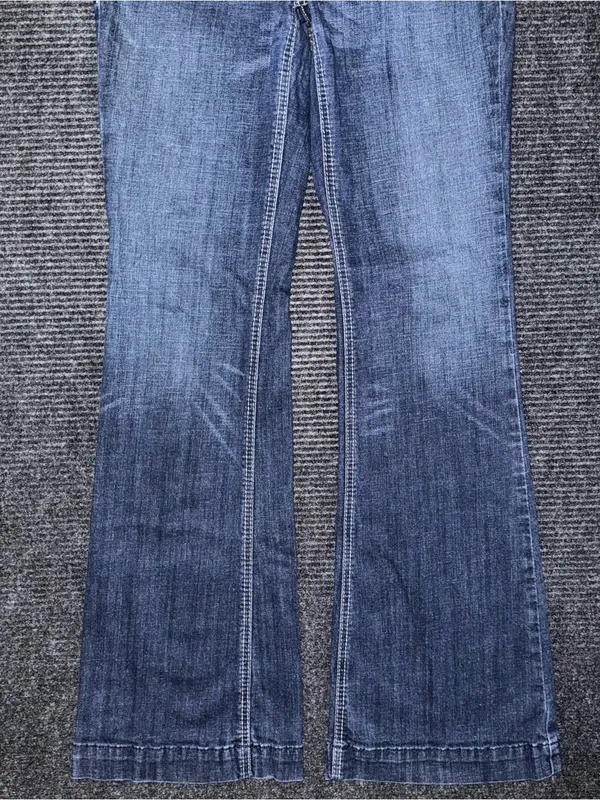Ariat Ella Wide Leg Slim Trouser Dark Wash Blue Jeans 29 R 10032550 - Image 6