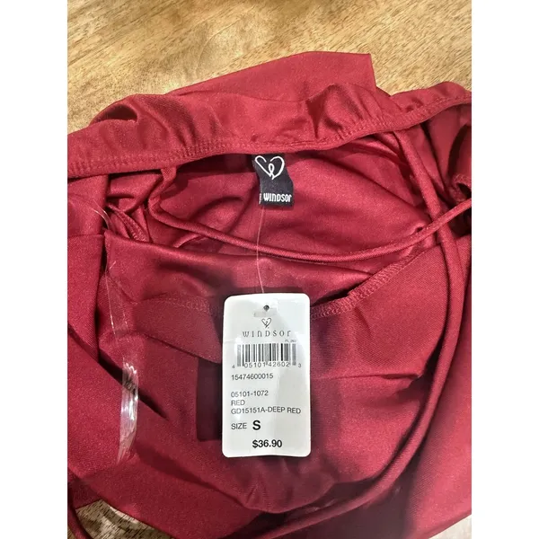 Windsor NWT ruby red bodycon dress size S - Image 6