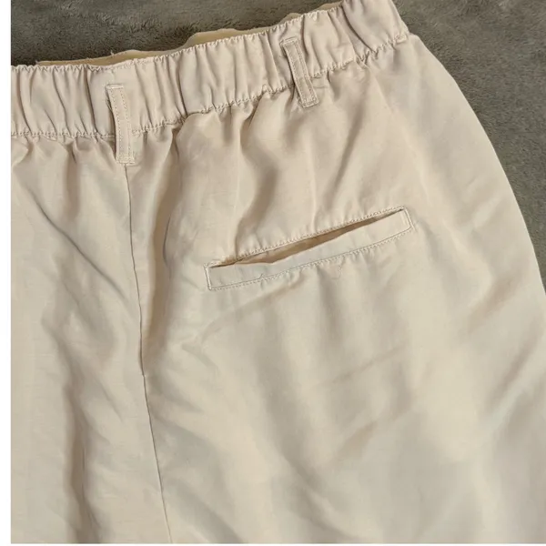 Free People Wide Leg Pleated Pants Womens L Pull On Elastic Waist Flowy Casual - Image 11