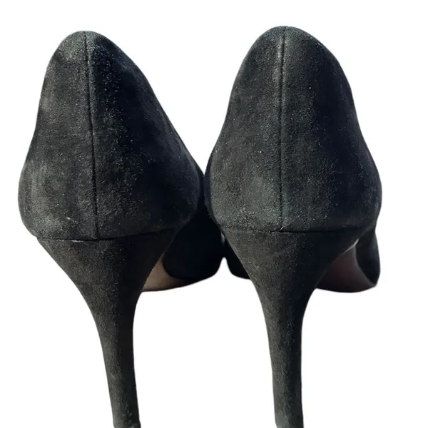 Cole Haan Suede Black Heels Sz 8 B - Image 3