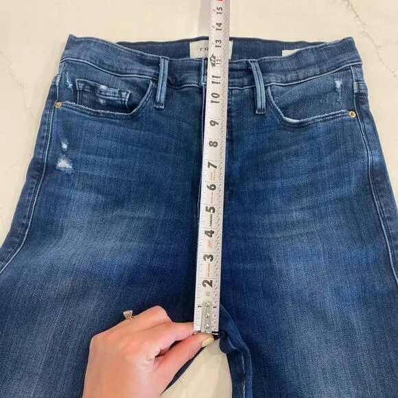 FRAME Le Sylvie Crop Jeans in‎ Edgewater Chew Size 29 - Image 12