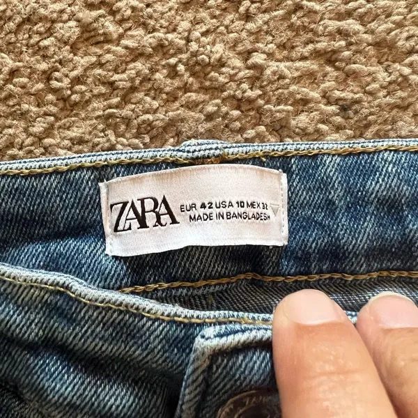 Zara high‎ rise jeans 10 - Image 5