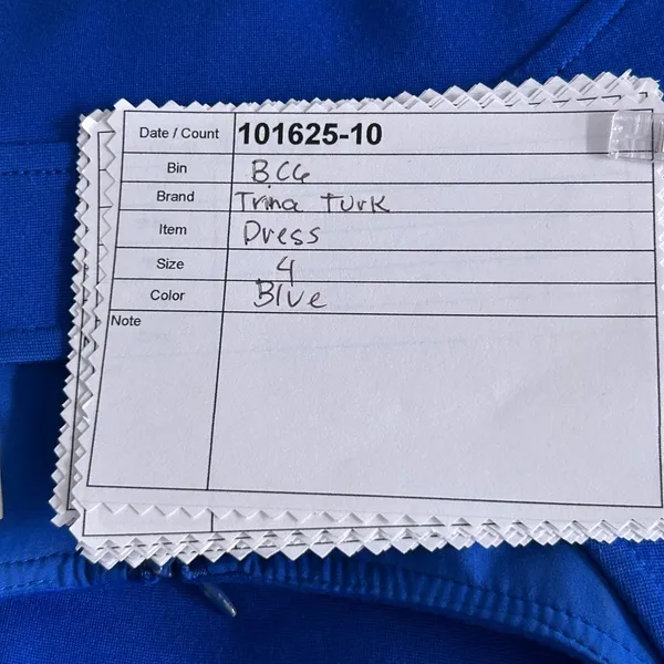 Trina Turk‎ Fit And Flare Party Dress Blue 4 - Image 14