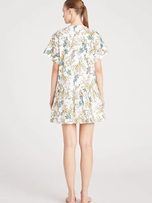 NWT Amur Zazie Floral Mini Shift Dress Womens‎ Size 2 - Image 4