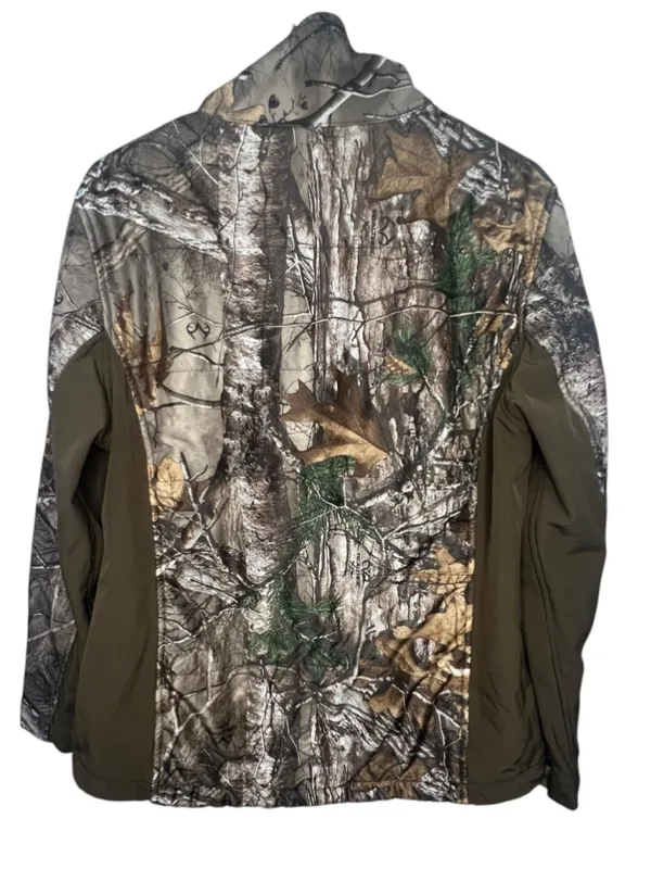 Realtree Camo Softshell Front Zip Long Sleeve Hunting Jacket Jacket - Image 5