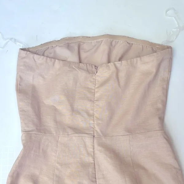 NWT SNDYS Nina Linen Jumpsuit in Natural, size XS - Image 5