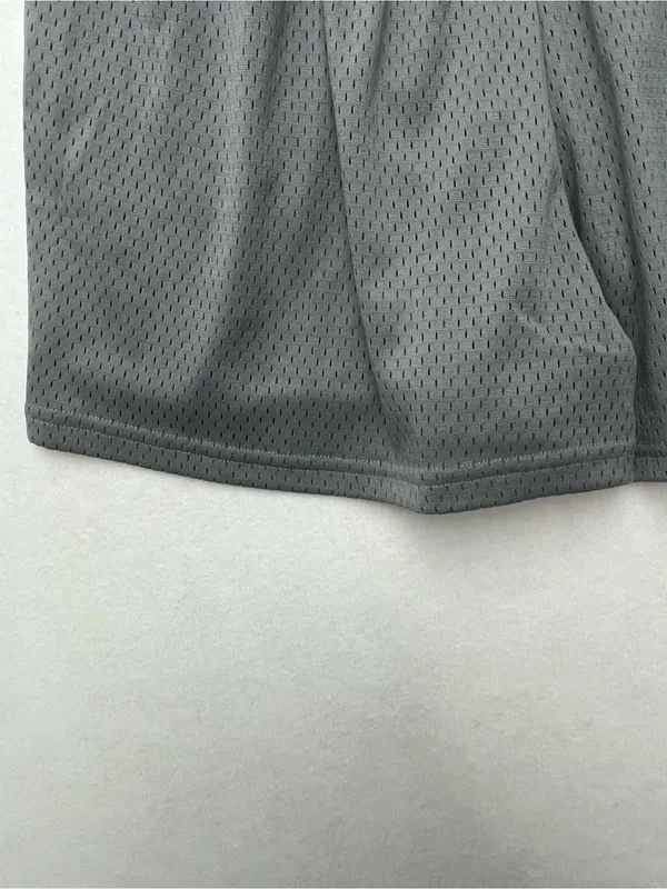 Inaka Power Womens Gray Mesh Athletic Gym Shorts Pockets Size Medium - Image 8