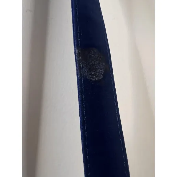 Vera Bradley Crossbody Bag Womens Navy Quilted Adjustable Strap Front Zip Pocket - Image 5