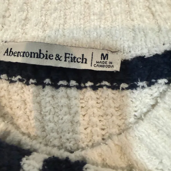 Abercrombie & Fitch M Textural crew sweater shell tank SP2 3596 - Image 2