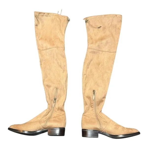 Sam Edelman Tan Suede Over the Knee Boots Size 5.5 Thigh High Boots - Image 6