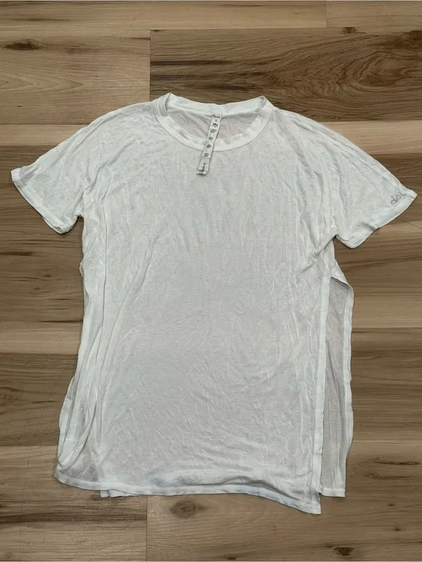 Alo Yoga Dreamer Short Sleeve Top White Women’s Small - Image 2
